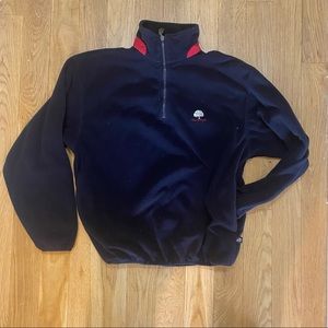 Ahead Fleece Navy Half Zip, size S